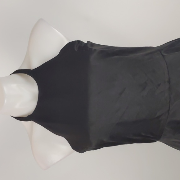 Pink Stitch Women's Dress Size 12 Black Fit & Flare Halter Neck Zip Boning NEW - Picture 3 of 16